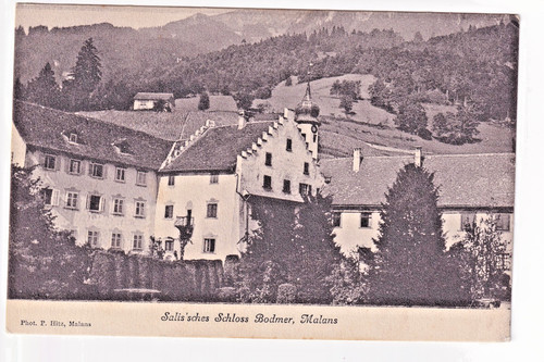 Cartolina castello malan - cartolina,
