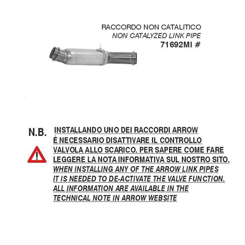 Collettore centrale arrow - arrow, per