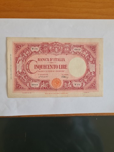 500 lire luogotenenza umberto - 500,
