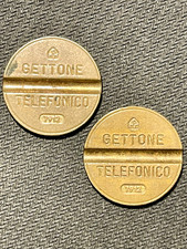 2 GETTONI TELEFONICI SERIE