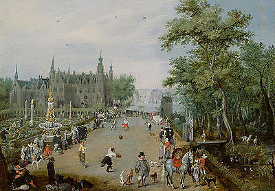 Jeu paume before a - a, de