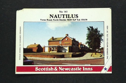Matchbox label pub inn - matchbox,