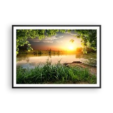 Poster 100x70cm ponte lago
