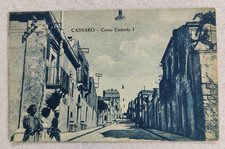 cartolina siracusa cassaro animata corso inizi '900 formato piccolo