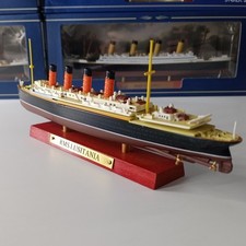 Modello Navale RMS LUSITANIA Lega Diecast 1:1250 Nave Transatlantica Collezione