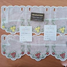 TENDINA MANTOVANA TIROLESE A VETRO ALTEZZA 17 CM LARGHEZZA 16 CM E MULTIPLI