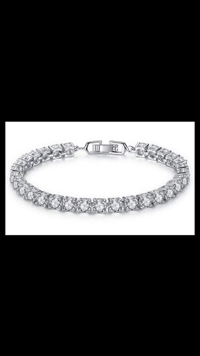 Bracciale tennis placcato - , oro