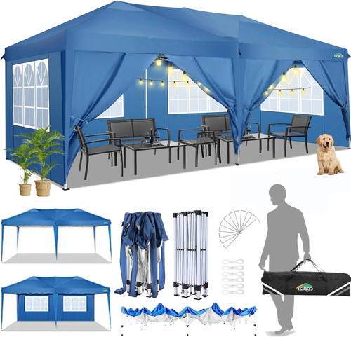 Gazebo pieghevole 6 cm - gazebo, x