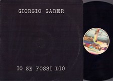 GABER GIORGIO  Io se fossi Dio