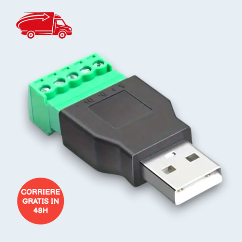 Adattatore usb maschio - usb,