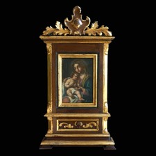 Tempietto in legno Dipinto