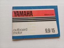 Yamaha motore fuoribordo 9.9-15 1980 manuale uso manutenzione italiano originale