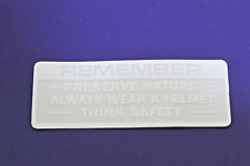 HONDA ADESIVO REMEMBER SERBATOIO CB350-500-750 FOUR COLORE BIANCO