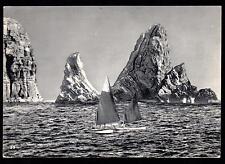 ANCONA DINTORNI CARTOLINA SCOGLIO DELLE DUE SORELLE FG VG 1961 - A.C.C.