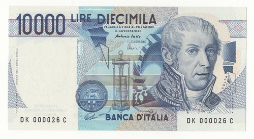 10000 lire volta - 10000, bassi