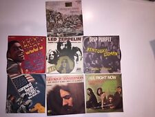 dischi 45 giri led zeppelin deep purple the skat plastic people moutheful harris