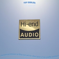 HI END AUDIO emblema badge