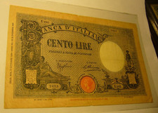 1925 ITALY 100 LIRE CENTO