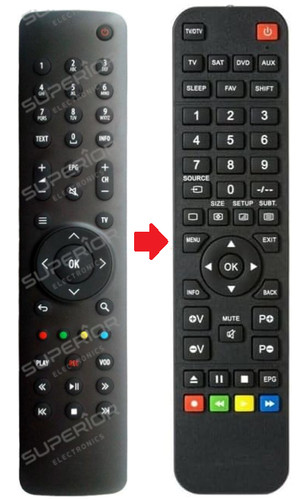 Telecomando ricambio per - telecomando, di