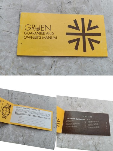 60s gruen guarantee and - guarantee,