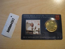 STAMP E COINCARD VATICANO 2012