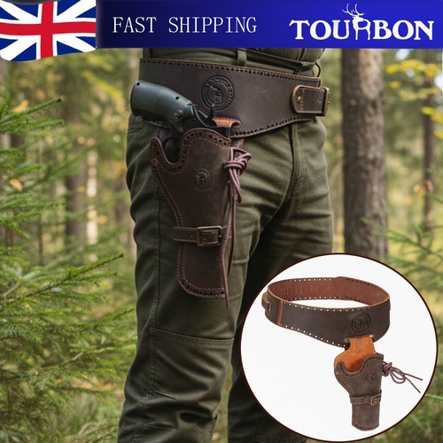 Tourbon cowboy pelle - cowboy, pistola