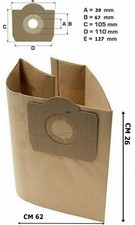 5 SACCHETTI ASPIRAPOLVERE