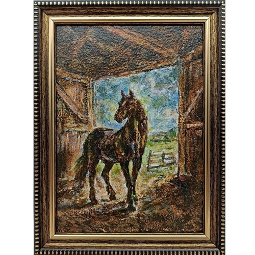 Dipinto olio originale cavallo