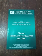 Catalogo Asta Pubblica Studio Filatelico Santachiara Nov. 2022