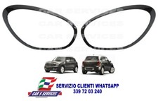 COPPIA CORNICI NERE FARI ANTERIORI DX+SX MINI COUNTRYMAN DAL 2010 PACEMAN 2012 >