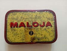 Scatolina di latta Maloja - kit riparazione biciclette - anni '60-'70, vintage