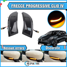 COPPIA FRECCE LATERALI PROGRESSIVE A LED PER RENAULT CLIO 4 IV CANBUS DINAMICHE