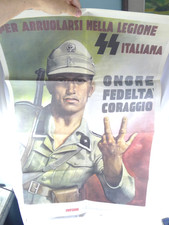 lotto 30 manifesti POSTER ww1 ww2 X MAS RSI ss italiane  BOCCASILE REPRO