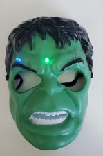 Maschera luminosa LED Hulk per