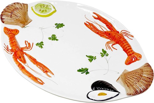 Piatto ceramica rilievo - in,