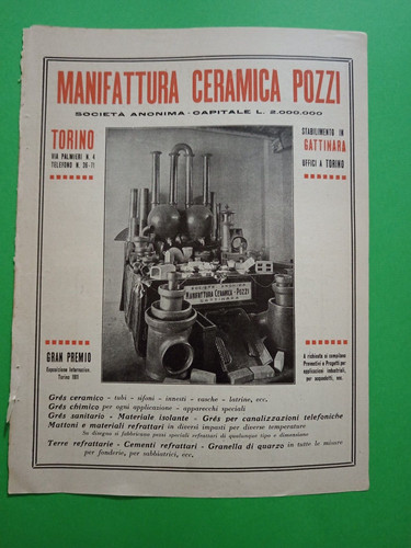 Pubblicita 1919 manifattura - pubblicita',