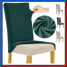 6 Pezzi Coprisedie con Schienale Vestisedia Elasticizzati Universali Eleganti