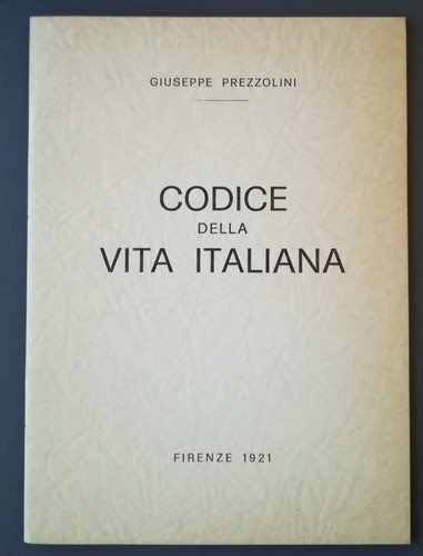 Codice della vita italiana - ,