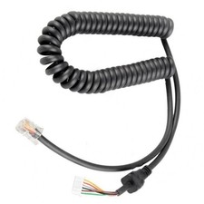 Cavo microfono bobina nero per