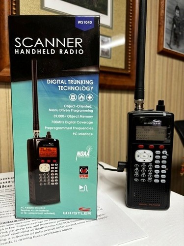 Whistler ws1040 scanner radio - whistler,