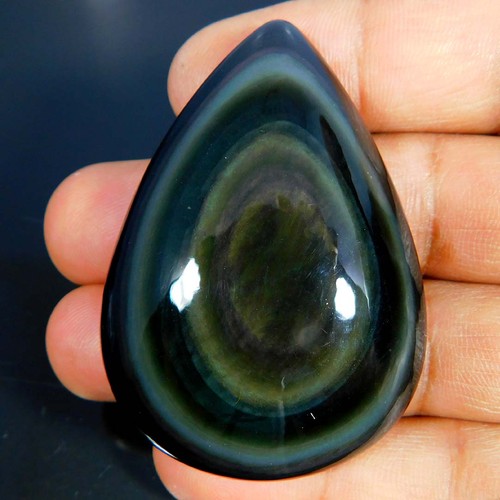 Cabochon pera ossidiana - pera,