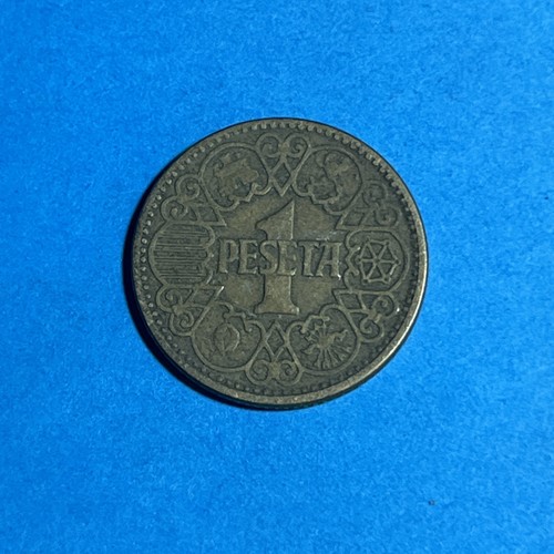 Peseta 1944 espana moneta - 1,