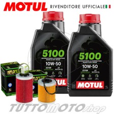 Tagliando KTM 690 SMC 2008 2009 2010 2011 / Kit Olio Motul 5100 10W50 Filtri