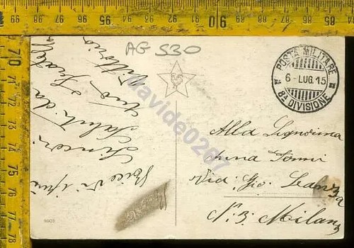 Ww1 franchigia posta - ww1, militare