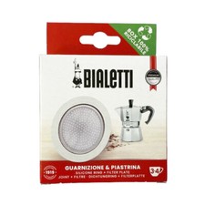 BIALETTI Ricambi 1 Guarnizione +1 Piastrina per Brikka 2 Tazze