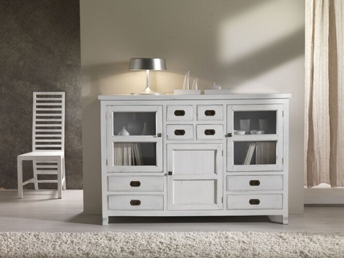 Buffet credenza bianca - credenza,