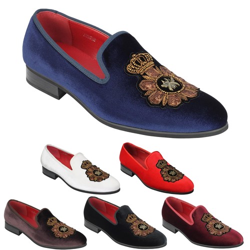 Mens velvet loafer bee - mens,