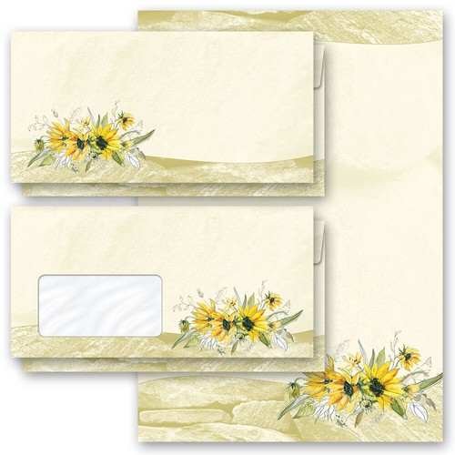 Set completo girasoli - girasoli, gialli