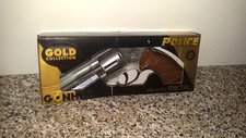 PISTOLA GIOCATTOLO GONHER GOLD COLLECTION POLICE NUOVA ANNI 90 CON BOX MAGAZZINO