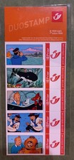 Timbres Belgique Duo Stamp TINTIN